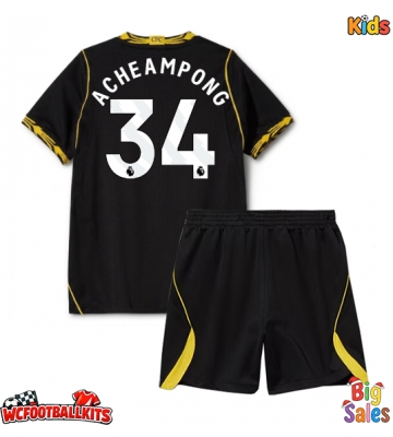 Chelsea Josh Acheampong #34 Replica Away Stadium Kit for Kids 2026-27 Short Sleeve (+ pants)